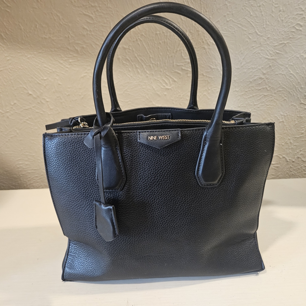 Nine West Black Satchel Bag